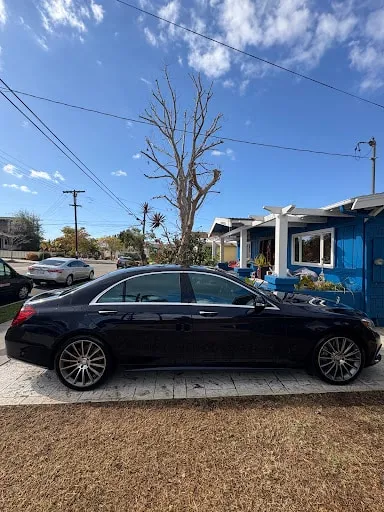 Mercedes-Benz S-Class after detailing, full side profile, customer photo